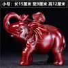Un par de adornos de elefante para atraer la riqueza, adecuados como regalo para inauguraciones de negocios, para la sala de estar, la entrada, el mueble de TV, el mueble de vino o la oficina, artesanías decorativas auspiciosas