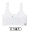 Ropa interior deportiva developmental con estampado nuevo para estudiantes mujeres, copas fijas sin costuras, sin aro de metal, chaleco transpirable, sujetador para niña