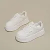 Nuevas Zapatillas Blancas Otoño 2026 Estilo Coreano Ins Estudiante Femenina Suela Gruesa Aumentadoras de Altura Deportivas Casuales Estilo Callejero 29331