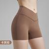 Shorts de Yoga com Cola de Gelatina para Mulheres 2026 Verão Sem Marcas Estranhas Sensação de Pele Nu Shorts Esportivos Corrida Levanta Bumbum Shorts Fitness