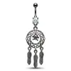 Acero Inoxidable Piercing de Ombligo Personalizado Anillo de Ombligo de Calavera Joyería para Piercing Moda Transfronteriza Piercing de Ombligo Botón de Ombligo Al por Mayor