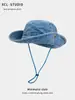 Sombrero Japonés para Camping al Aire Libre Senderismo Niños Todo Fósforo Pesca Protector Solar Sombrero para el Sol Hombres Sombrero Vaquero Occidental Grande de Maíz