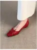 Os sapatos de salto baixo Mary Jane Chuyuji retrô francês marrons de bico quadrado com laço para mulheres são extremamente bonitos