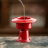 Quemador de Incienso Langhong Cerámico de Pie Hecho en Fábrica, Soporte de Incienso Estilo Song, Pequeño Adorno para Uso en Interiores, Soporte de Incienso de Alta Gama, Exquisito