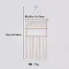 Estante de almacenamiento para pasadores de pelo, organizador de almacenamiento de collares y diademas estilo bohemio transfronterizo, estante de pared para habitación infantil, decoración de pared