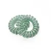 Elástico de Cabelo de Fio de Telefone Corda de Cabeça com Pérolas para Mulheres Corda de Cabelo Grossa Transparente Celebriade Cibernética Contas Celebradas Corda de Cabeça Elástico de Borracha Mori Bobina Elétrica