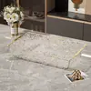 Nuevo Set de Bandeja de Preparación para Lavabo Refrigerado Plato para Pastel de Postre Fruta Congelada Sushi Sashimi Lavabo Transparente con Tapa