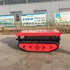 Chasis de Oruga con Control Remoto y Navegación Automática para Evitar Obstáculos Fabricante Vehículo de Transporte de Oruga Eléctrica de Goma