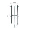 Soporte para trepar enredaderas enchufables para exteriores, soporte para flores, soporte para rosas, maceta para plantas, soporte para flores de interior, varilla de alambre, soporte para trepar enredaderas de loto