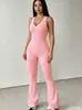 Nuevo Estilo Europeo y Americano Sexy Espalda Cruzada Mono de una Pieza Ropa de Yoga AliExpress Amazon MK006