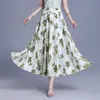 Saia Elástica Estampada para Mulheres, Novo Estilo Verão 2026, Rejuvenescedora, Justa ao Corpo, Fashion, Versátil, Solta, Saia Evasê Emagrecedora