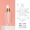 Botella Dosificadora Spot Cosmetics Pure Dew 200ml Transparente Pet Botella Spray para Tónico PP Blanco/Esmaltado Boquilla