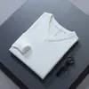 Suéter Pulóver de Pico para Hombre Otoño/Invierno 2023 Suéter de Pico para Hombre talla extra Manga Larga Camisa Base Básica de Punto