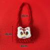 Bolsa festiva de lana para Año Nuevo de mascotas, bolsa de león, gato rico, perro, regalo de Año Nuevo, sobre rojo, venta al por mayor de fábrica