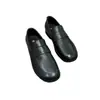 Novos Mocassins Pretos de Outono 2026 para Homens, Simples de Calçar, Baixo Salto, Sapatos de Couro Casuais de Negócios para Homens