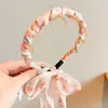 Faixa de Cabelo de Renda Infantil Estilo Fada com Dentes, Estilo Pastoral Francês, Faixa de Cabelo para Meninas para Controlar Fios Soltos, Faixa Antiderrapante Que Não Puxa o Cabelo