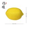 Material de Espuma de Alta Densidad Modelo de Limón Amarillo Simulado Accesorios y Adornos Decorativos de Limón Verde Comerciales para Fotografía
