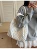 Bolsas Femininas Transfronteiriças 2026 Novo Estilo Super Popular Estilo Preguiçoso Bolsa de Lona para o Dia a Dia Bolsa de Ombro de Grande Capacidade Bolsa de Mão Tote