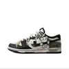 Zapatos Putian Originales Puros Dunk Cordones Desconstruidos Torre Conejo Línea Paralela Exploración del Universo Campus Tenis de Caña Baja Zapatos Blancos