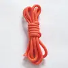 En stock de fábrica cuerda de paraguas línea miu 5 mm de núcleo poliéster color sólido tejido DIY colgante para mochila cuerda de ajuste de cintura flor