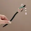 Pasador de Pelo con Borla Floral Fresco y Elegante, Nuevo Pasador Diario Estilo Chino, Pasador de Tocados de Ajedrez y Cartas Estilo Chino Dinastía Han