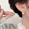 Pendientes Largos de Plata S925 con Borla y Perla para Mujer, Pendientes de Lujo Ligero de Alta Gama, Accesorios para Orejas de Diseño de Nicho Versátiles