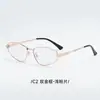 Gafas de Sol Marrones Ojo de Gato para Mujer, Espejos Marrones Pequeños de Moda, Retro, Gafas de Sol Europeas y Americanas de Alta Gama, Protección Solar UV400 para Hombre J707