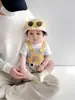 Macacão Bebê Verão Estilo Fino Macacão Desenho Animado Bebê Manga Curta Macacãozinho Roupas de Verão Super Fofas Roupas para Ar Condicionado Pijama