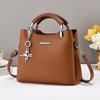 Bolsa feminina 2025 nova bolsa feminina textura pu bolsa de ombro tendência moda transversal bolsa de mão feminina fabricantes atacado