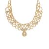 Juego de joyería comercio exterior joyería al por mayor Europa y Estados Unidos popular oro moda cristal diamante desnudo collar pendientes traje