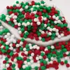 Poliéster Color Alta Elasticidad Pompon Bola de Felpa Pequeña Niños de Jardín de Infancia DIY Decoración Hecha a Mano Material Accesorios Pompon Pequeño