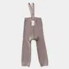 Calça de Levantamento de Peso para Bebê com Alças nos Ombros, Calça Legging de Algodão para Bebê de Nove Pontos em Cor Sólida para Primavera e Outono, Macacão de Cintura Alta para Proteger a Barriga para Crianças