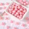 Aleación color caramelo estrella de cinco puntas cuentas sueltas hechas a mano DIY pulsera de cuentas cadena para teléfono móvil material de cuentas accesorios de joyería de estrella