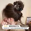 Presilha de tubarão 2026 novo modelo, presilha de cabelo elegante com laço floral para mulheres, presilha de cabelo para coque outono e inverno, acessório de cabelo