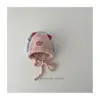 Chapéus de Inverno de Pelúcia da Moda com Fone de Ouvido e Proteção para Orelhas para Meninos e Meninas, Chapéus Quentinhos e Fofos com Desenhos Animados à Prova de Vento, Gorros de Inverno para Bebês