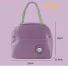 Bolsa para Marmita Estilo Japonês, Bolsa para Manter Fresco, Bolsa Bento, Bolsa de Almoço Portátil, Bolsa Térmica Espessada com Folha de Alumínio, Bolsa para Manter Frio e Fresco
