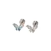 Henson Dulce Mariposa Tornillo Clavos para Orejas Nicho Acero de Titanio de Alta Calidad Clavos para Orejas Pendientes Femeninos