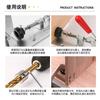 Carpintería localizador de agujeros oblicuos máquina de agujeros oblicuos broca tornillo autorroscante tapón de cubierta accesorios ensamblaje de placa de madera