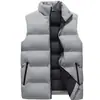Chaleco engrosado para hombre de otoño e invierno, cálido, estilo ropa de trabajo, sin mangas, prenda exterior estilo pareja, cortavientos, talla grande