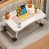 Mesita de noche, mesa plegable, escritorio para estudiantes, escritorio de dormitorio, soporte para portátil, escritorio de oficina, escritorio para perezosos