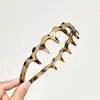 Diadema de Dientes Estilo Coreano para Mujer, Versátil para Lavarse la Cara, Pinza para el Cabello de Moda, Diadema de Gafas en Forma de U