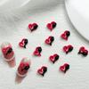 Celebridad de Internet Nuevo joyero para uñas de dopamina Tulipán luminoso joya de amor para uñas Accesorios para uñas francesas venta caliente