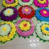 Buena Bandeja de Flores, Corona Floral Pequeña para el Festival Qingming, Bandeja de Flores de Rosa, Coronas Florales Pequeñas de 50 cm, Coronas Mayoristas para Suministros Funerarios y Sacrificiales