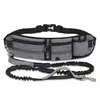 Riñonera Transfronteriza para Paseo de Perros al Aire Libre, Bolsa para Premios de Perro, Correa Antirreventón para Perros Grandes, Riñonera Deportiva para Running y Fitness