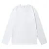 Camiseta de Algodón de Manga Larga al por Mayor 180g Cuello Redondo Otoño Casual Versátil Color Sólido Camiseta Interior Primavera y Otoño Envío Directo