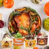Bq030 Comercio Exterior Feliz Día de Acción de Gracias Pavo Fiesta Navideña Pavo Taza de Helado Postre Bebida Fría Caja de Papel