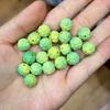 Bola de lã verde de colza turquesa de magnesita de porcelana alta cerca de 11mm acessórios feitos à mão diy texto jogar acessórios de moda Buda