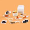 Pratos Descartáveis de Polpa de Papel para Molhos, Condimentos, Óleo e Vinagre, Molho de Soja, Copinhos para Molho, Bandejas para Lanches e Sobremesas, Bandejas para Pausa para Café e Chá