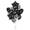 Set de globos de película de aluminio de 18 pulgadas, 14 piezas, lentejuelas perladas, color oro rosa, decoración para fiesta de cumpleaños infantil, diseño de ambiente, globo