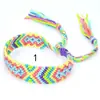 Popular en Europa y América: Pulseras Tejidas Arcoíris Hechas a Mano en Estilo Étnico Nepalí, Venta al por Mayor de Joyería